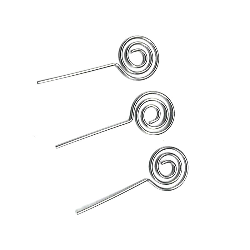 Business card holder, spring metal round note holder, wrought iron card holder, desktop business card holder, square seat holder Application Scenario