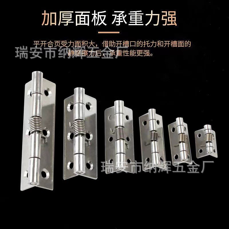 304 stainless steel self-closing spring hinges, hinges, damping hinges, buffer folding hinges, furniture door and window hinges Application Scenario