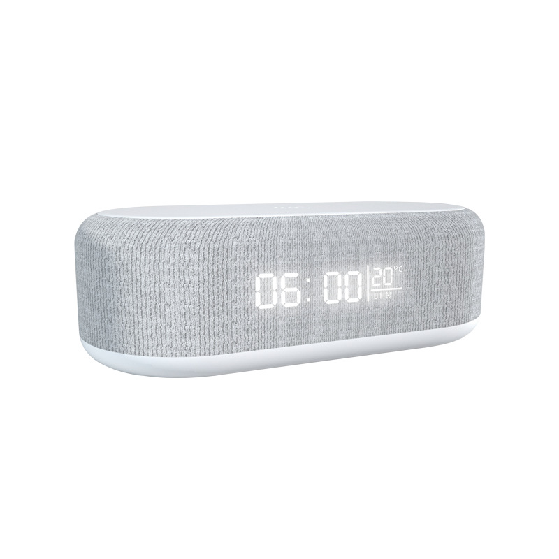 Colorful speaker, clock, alarm clock, wireless charger, multi-functional Bluetooth wireless charger, night light, audio system, wireless charger Item Picture