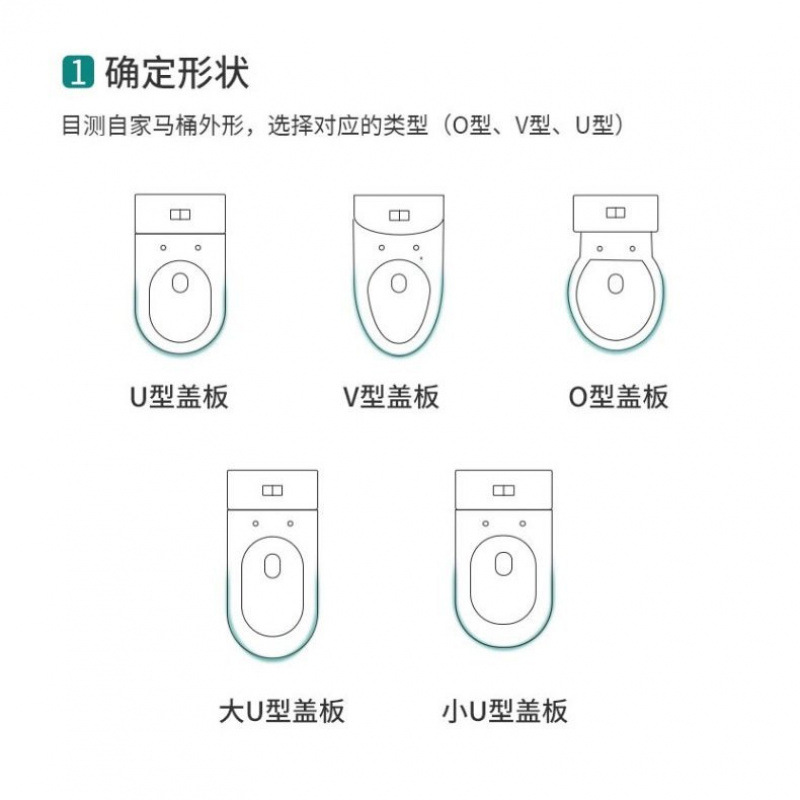 Direct sales of household universal thickened slow-lowering old-fashioned U-shaped toilet seat cover, toilet board, toilet seat and toilet seat cover accessories Application Scenario