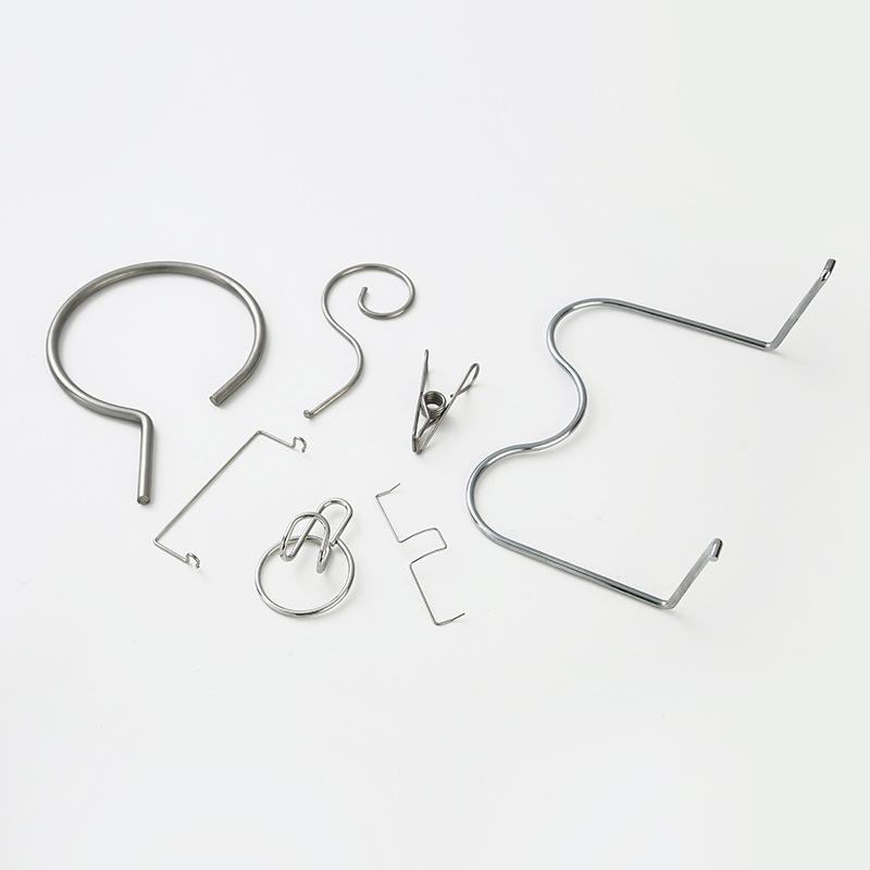 Customized stainless steel special-shaped linear precision steel wire spring wire forming and customized compression spring processing Specification drawing