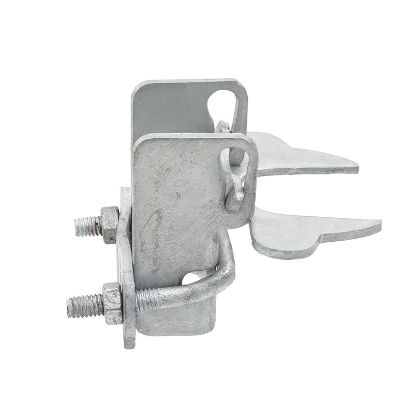 Hot-dip galvanized steel pipe connectors, cage assembly accessories, guardrail door shaft clips, door hinges, cage locks, connection pipe clamps Item Picture