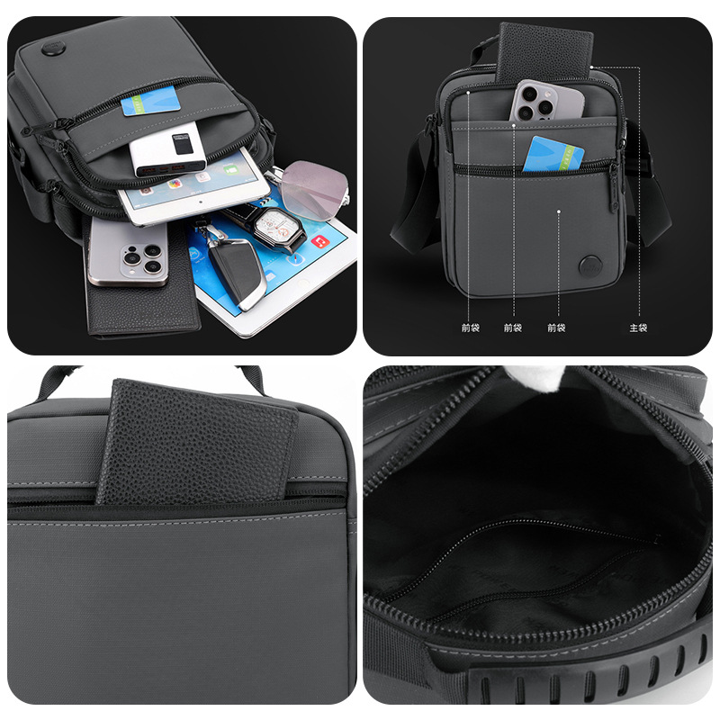 WEPOWER's new men's business commuting single-shoulder bag and crossbody bag, a high-end and simple men's small crossbody bag Application Scenario