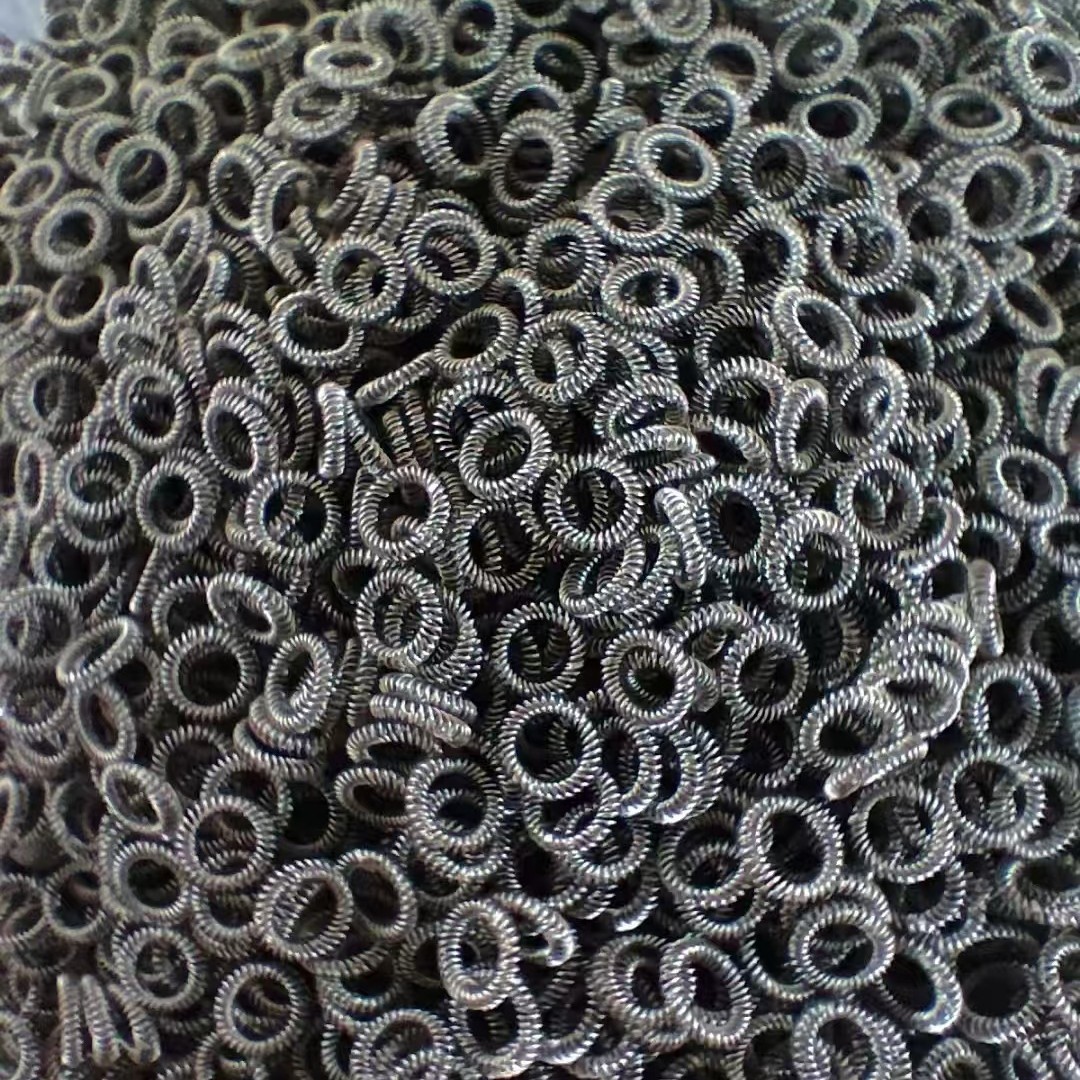 Customized processing of inclined ring contact finger springs, high-current compression springs, high-voltage power conductive inclined rings, helical beryllium copper stainless steel details Picture