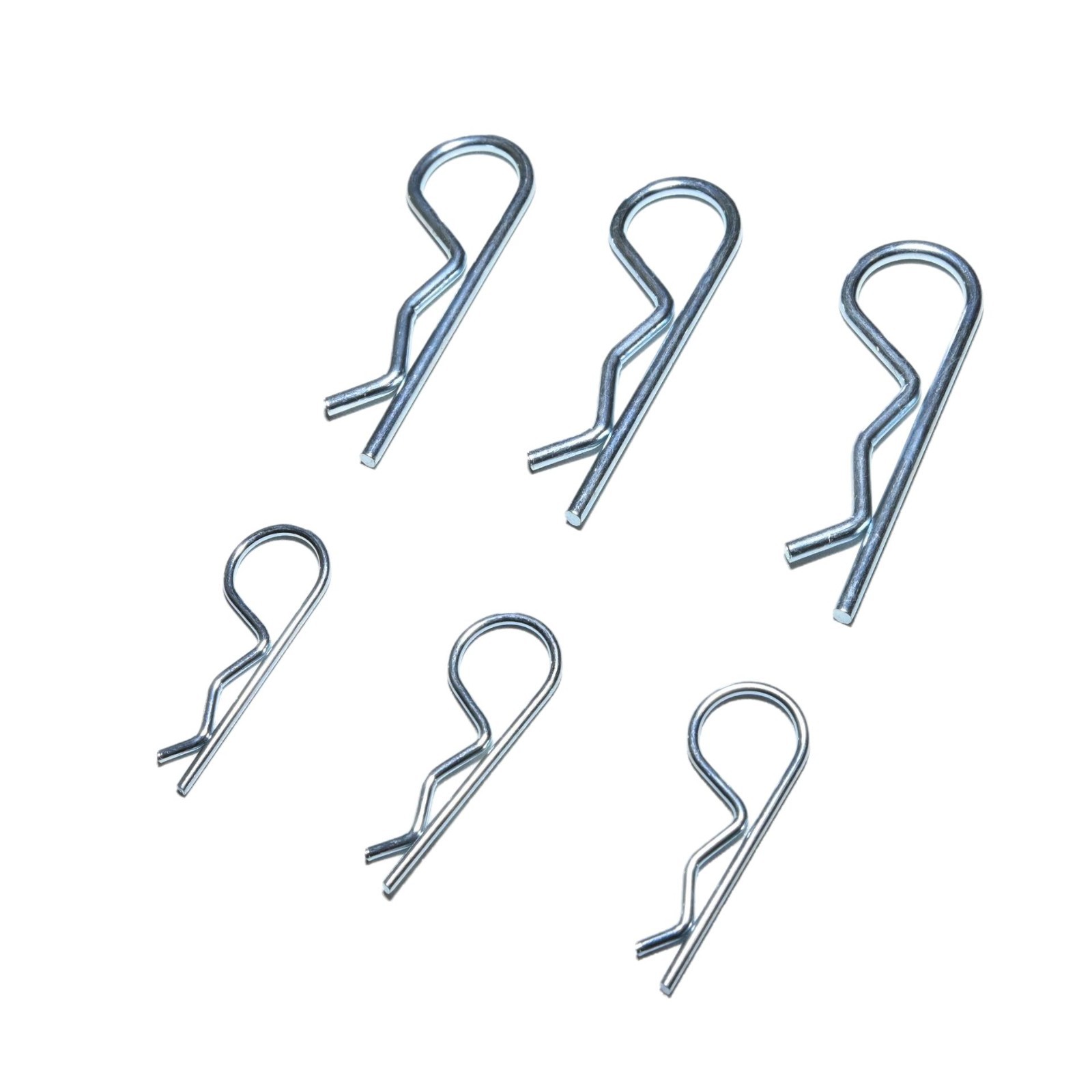 Stainless steel R-shaped pin opening positioning safety pin B-shaped spline galvanized spring steel wavy pin retaining spring Item Picture
