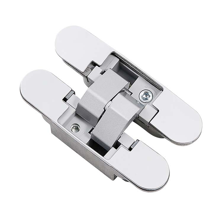 Hidden door hinges, concealed doors, wooden doors, household concealed folding 180-degree outward opening, three-dimensional adjustable concealed hinges Item Picture