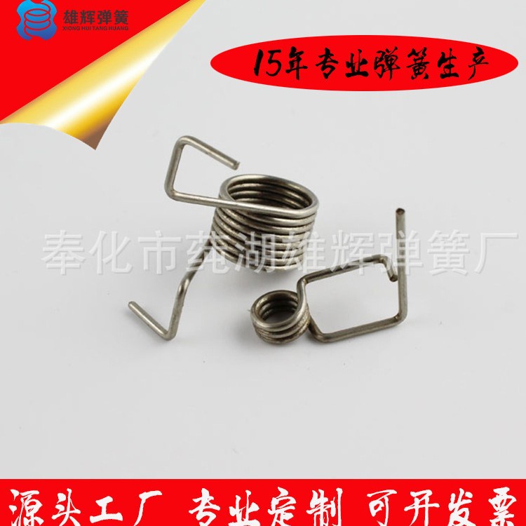 The manufacturer has a wide range of torsion springs in stock, including various styles and models, with surface galvanized mechanical torsion springs Application Scenario
