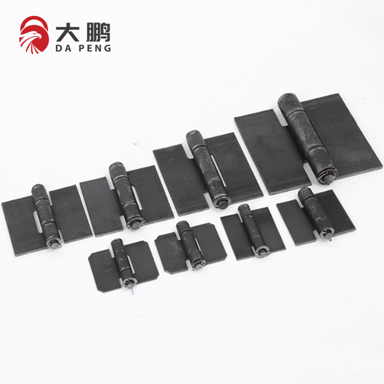 Heavy-duty welded hinges, thickened symmetrical hinges, detachable iron hinges, iron doors, garbage bins, and car hinges details Picture