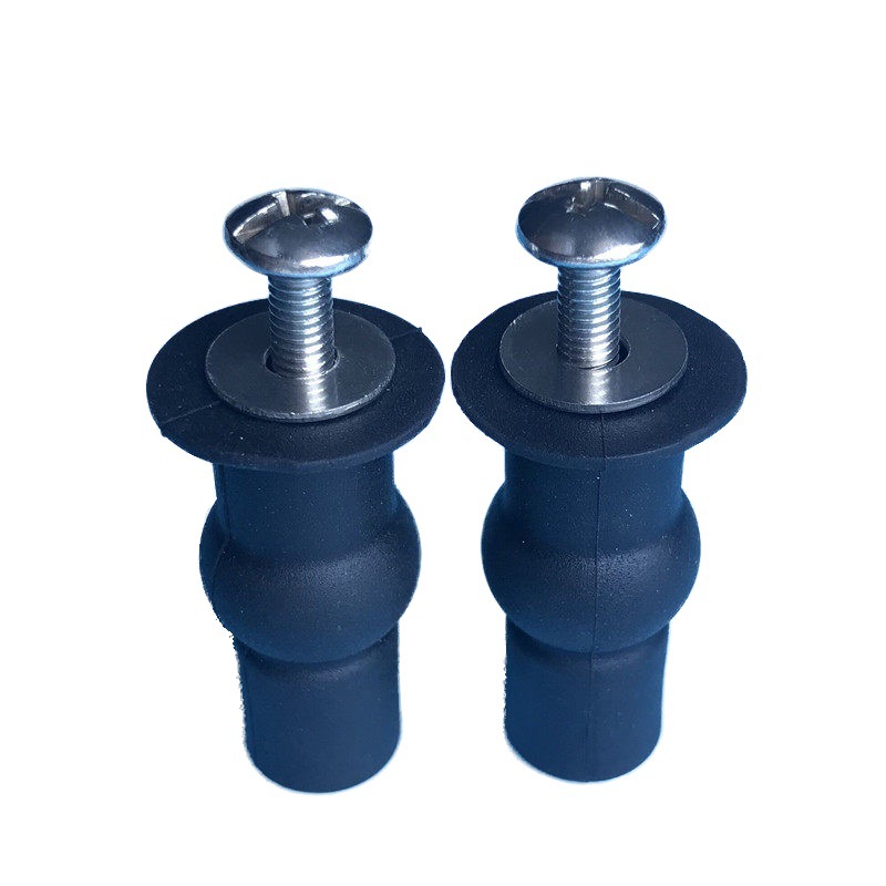 Universal rubber toilet seat cover accessories, stainless steel toilet seat cover installation screws, intelligent expansion bolts for installation Item Picture