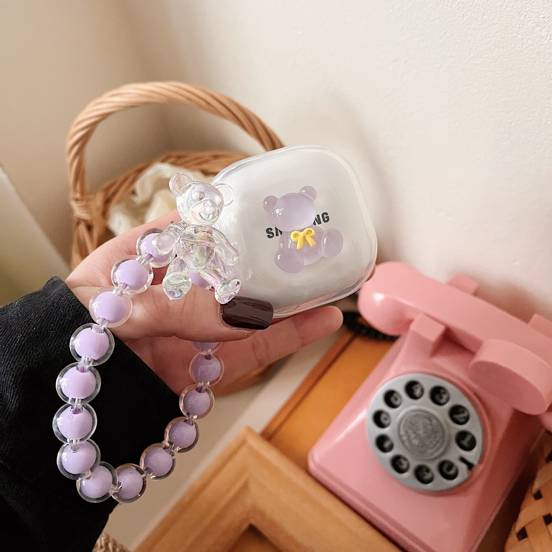 diy transparent soft shell Galaxy Buds FE Bluetooth bracelet for Samsung Buds2Pro earphone case Application Scenario