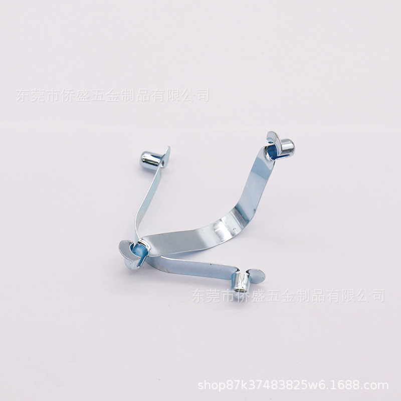 9mm hollow solid V-shaped spring tube positioning snapper stamping part stainless steel spring connection Application Scenario