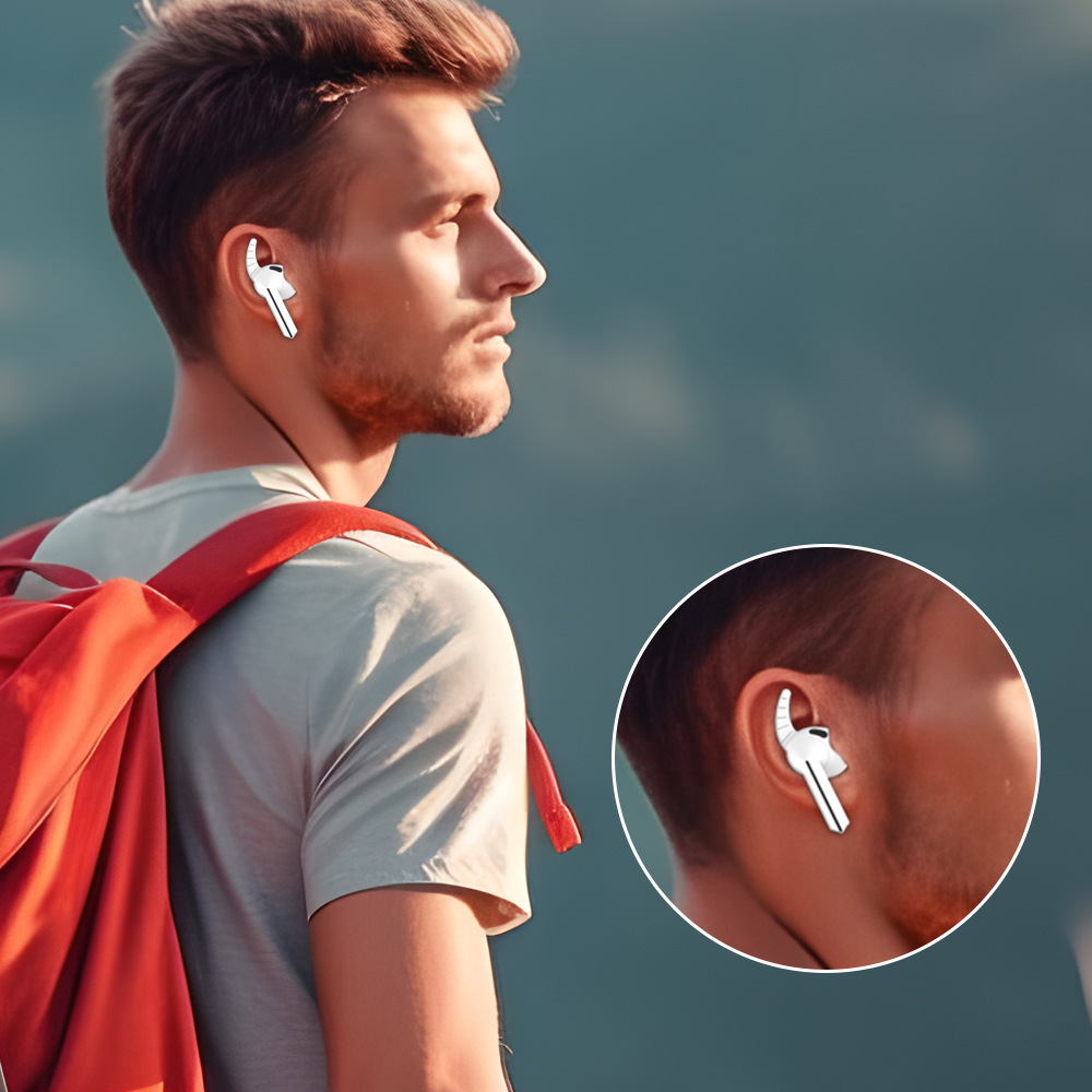 Suitable for SAMSUNG Galaxy Buds3 Bluetooth headphones, silicone handles, ear tips, dust-proof ear caps, soft shell Specification drawing