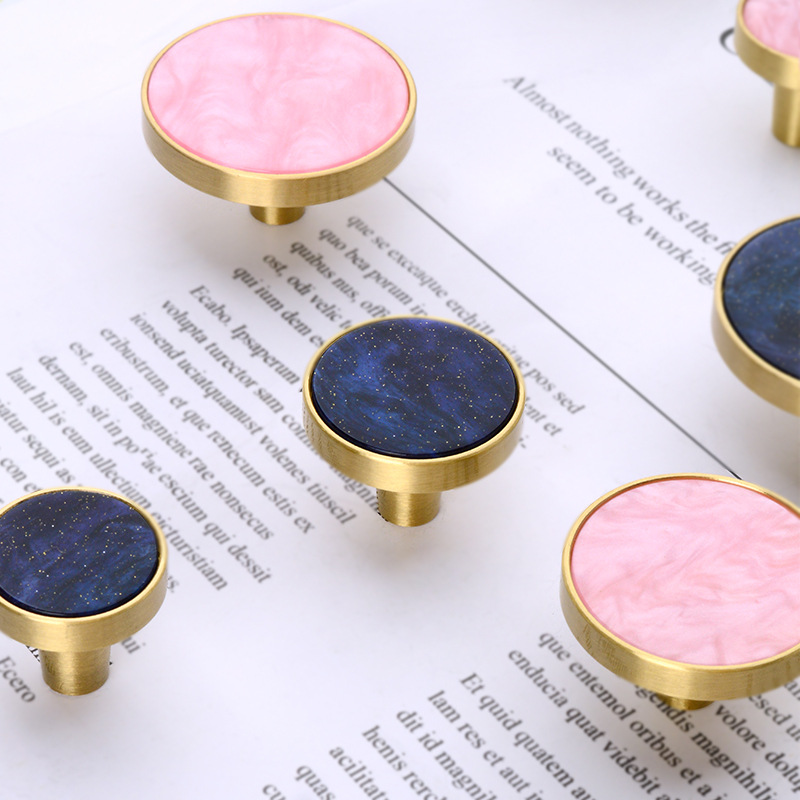 New Chinese-style pure copper handles, shell brass, gold cabinets, wardrobes, kitchen cabinets, door handles, drawers, Nordic modern simplicity Specification drawing