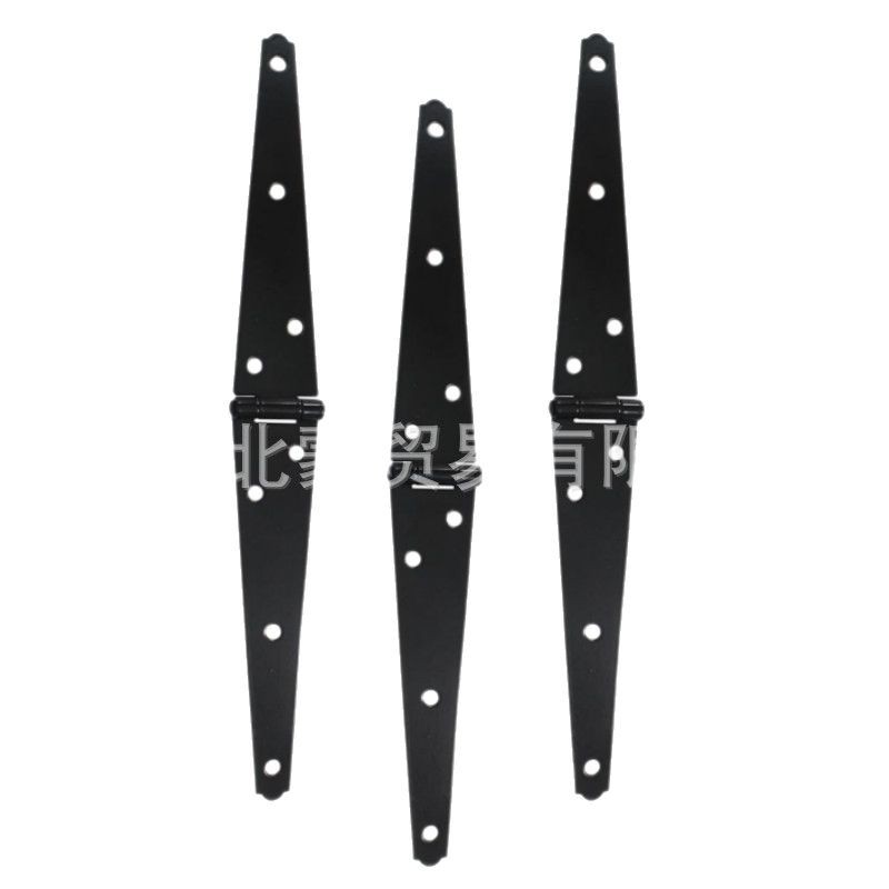 Lightweight straight hinges, straight hinges, Type A hinges, Type A hinges, triangular hinges, doors and Windows, black shed hinges Item Picture