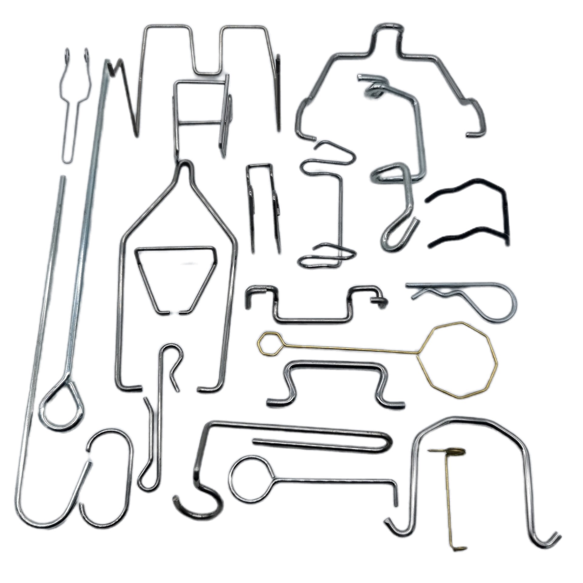 We supply steel wire bending processing, iron wire bending processing, iron wire bending welding processing, and non-standard forming lines Item Picture