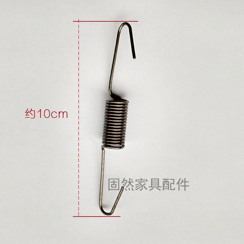 Sofa small tension spring, balance hook, serpentine spring, flat spring, arch spring repair, sofa furniture accessories, special-shaped spring fixation Specification drawing