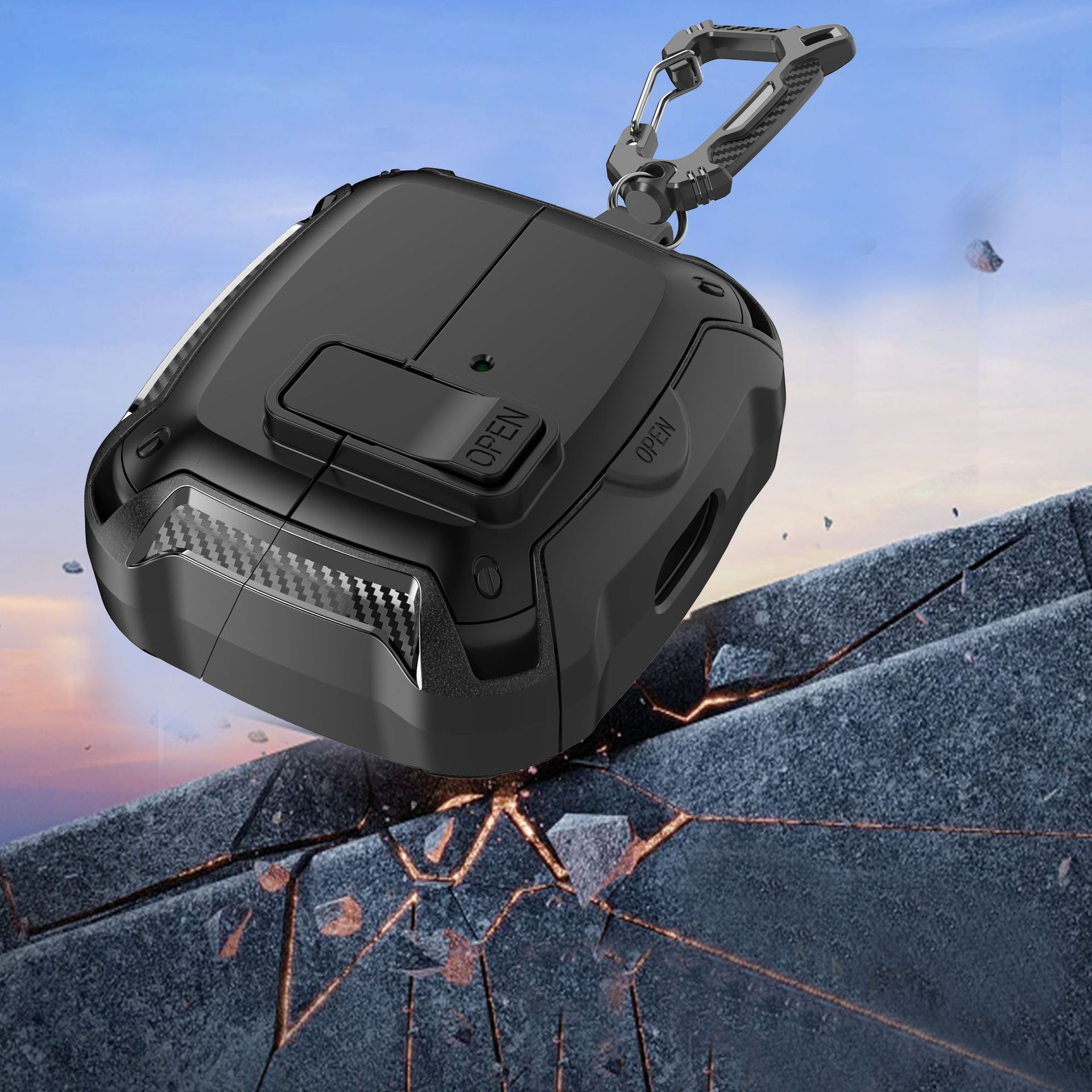 Applicable to Samsung Galaxy Buds3/3Pro Wireless Bluetooth Protective case with switch lock bracket magnetic shell Application Scenario