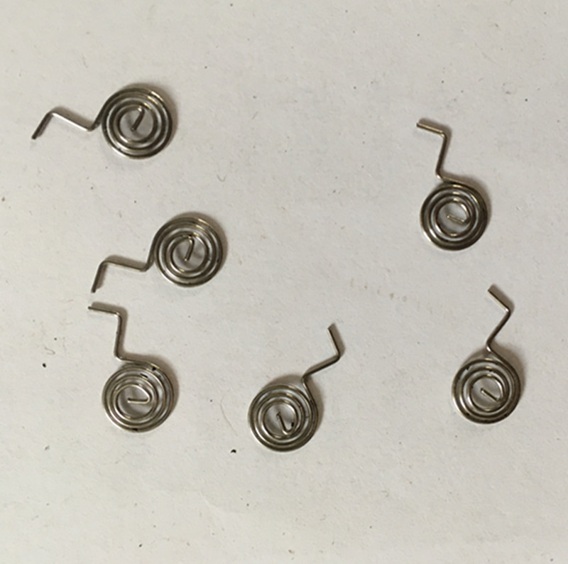 Battery spring, battery box, remote control piece, contact piece, positive and negative electrode spring piece, spring positioning spring manufacturer full figure