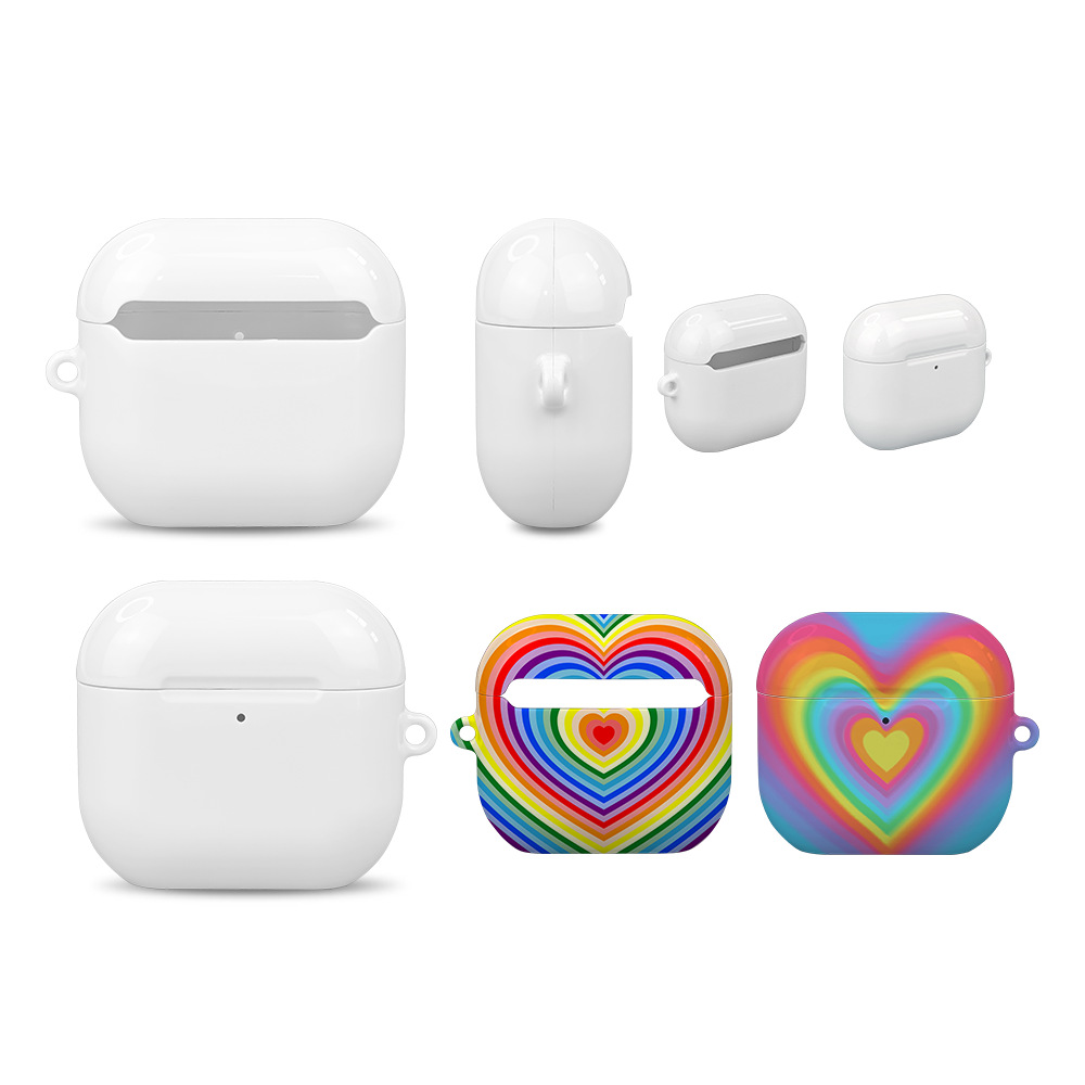 Coated shell Bluetooth earphone shell AIRIPods PRO 1/2/3 generation earphone case heat transfer printing earphone shell material wholesale Application Scenario
