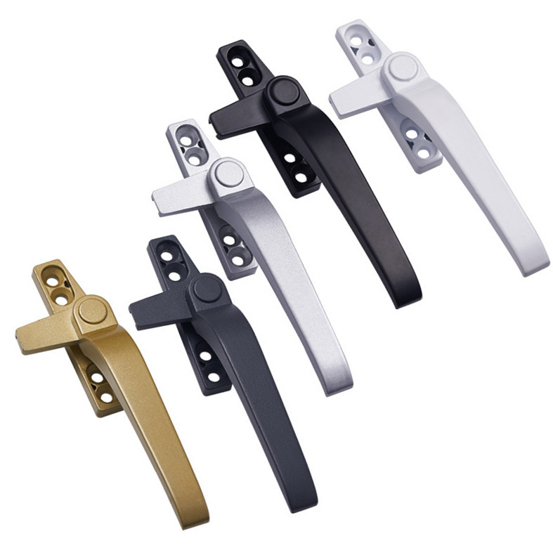50-type aluminum alloy window handle, casement window handle, inner and outer sliding window handle, 7-shaped handle