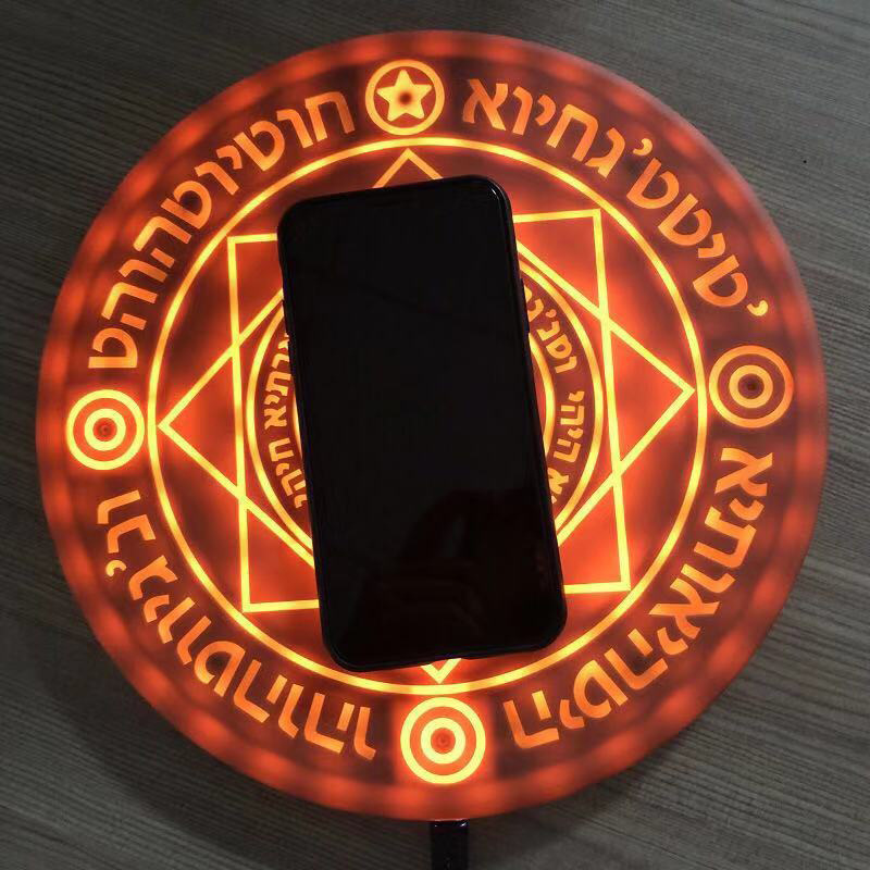 Direct sales from the manufacturer of the best-selling Magic Array wireless charger with 10W fast charging and sound effect disc full figure