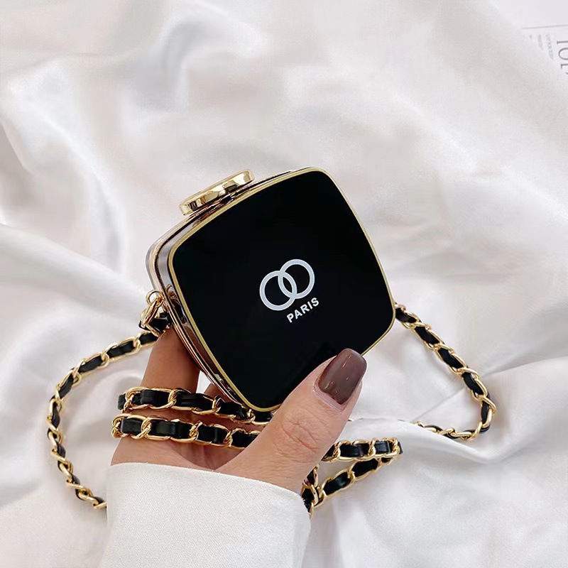 The popular Chanel-style chain bag is a new fashion accessory for women in 2025, featuring a mini mouth, red envelope and pearl crossbody small square bag Item Picture