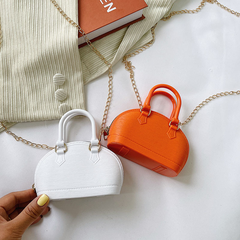 Mini jelly bag, hand-held bag for women, 2025 new style shell bag, crossbody hand-held coin purse, candy-colored women's bag Specification drawing