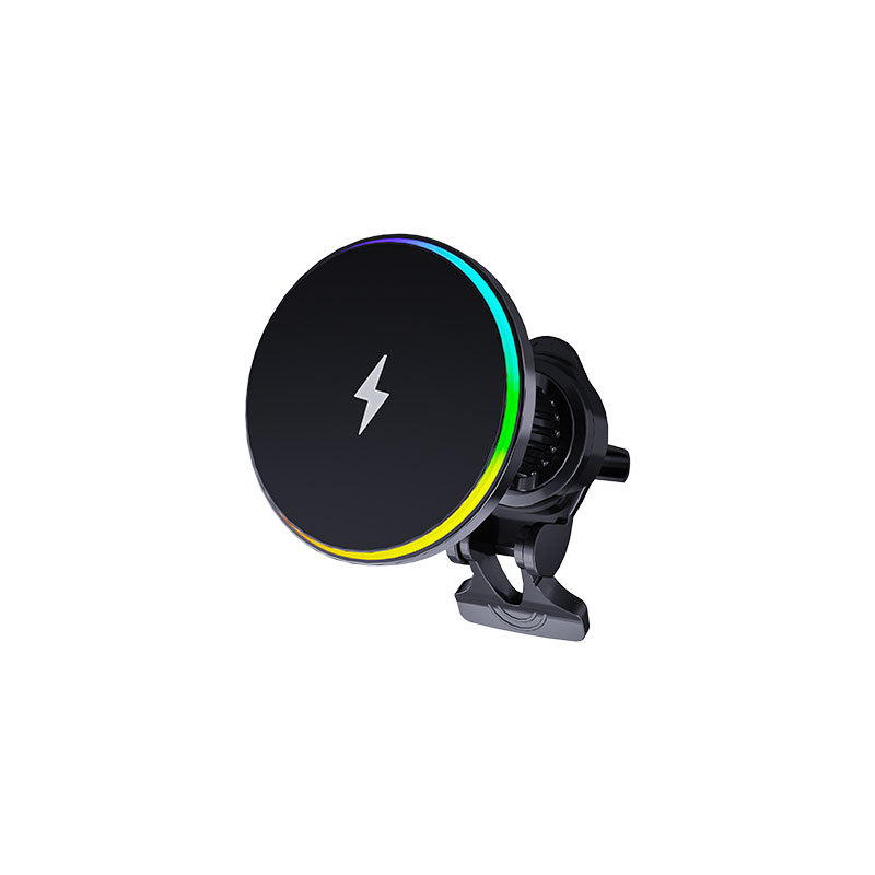 The car magnetic wireless charger is suitable for fast charging of iPhone12 car wireless charger and phone stand Item Picture