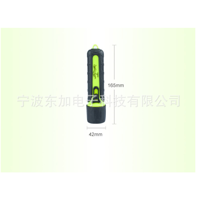 Factory ESEN08 direct sales of new outdoor LED TPR high-lumen diving lights and 3W waterproof flashlights Item Picture