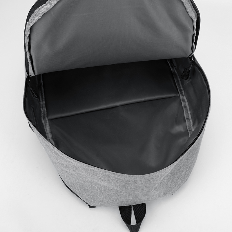 Factory processing and customization of solid-color men's casual backpacks, large-capacity travel backpacks, student school bags and computer backpacks Application Scenario