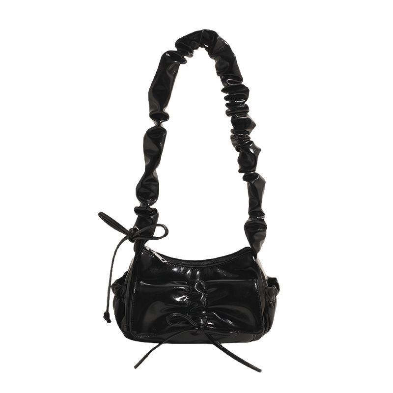 A niche pleated bow underarm bag for women in 2025, a trendy and fashionable single-shoulder bag with a high-end feel and versatile crossbody Item Picture