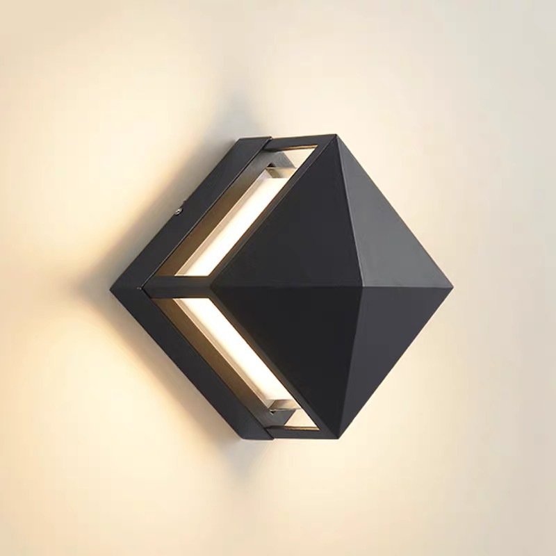 LED waterproof wall lamps, column head lamps, modern and simple outdoor garden lawn lamps, hotel terrace and courtyard moisture-proof lamps Item Picture