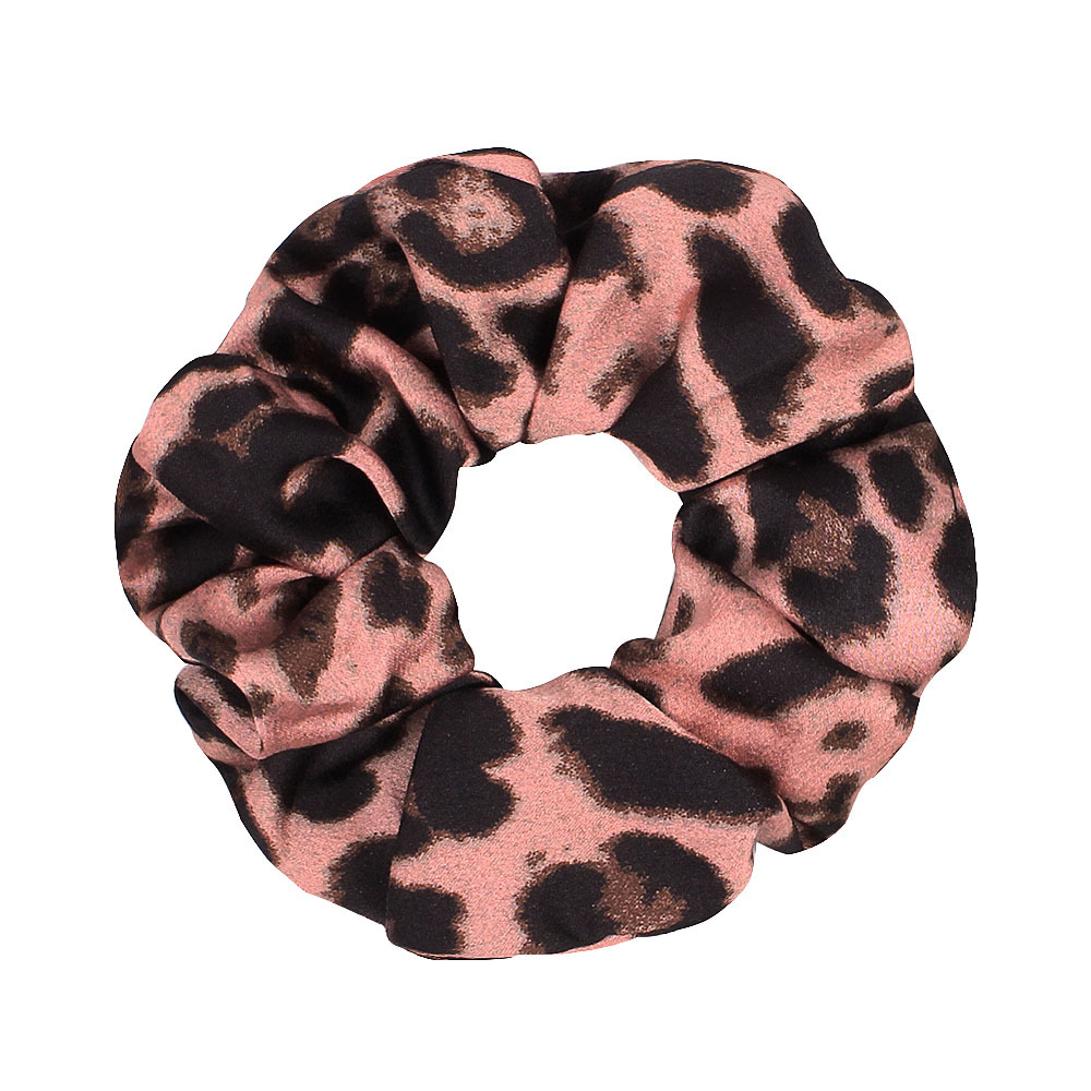 Qiyue Amazon Cross-border Bright Leopard Print Large Intestine Circle Hair Band, hair accessory elastic band, Yiwu manufacturer shipping C152 Item Picture
