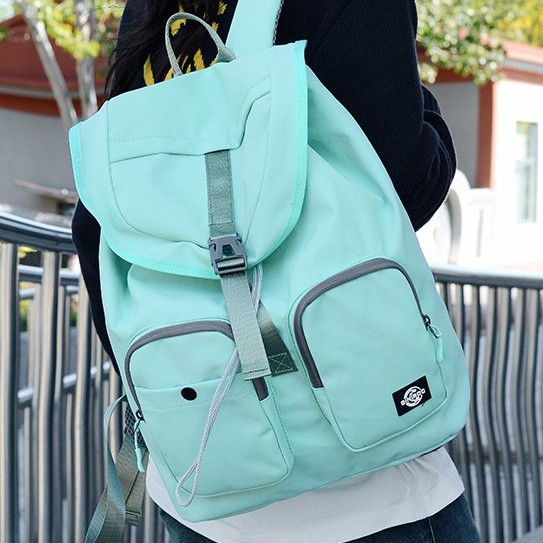 Large-capacity student multi-functional backpack, lightweight and versatile schoolbag, solid-color Japanese-style outdoor bag, sports bag details Picture