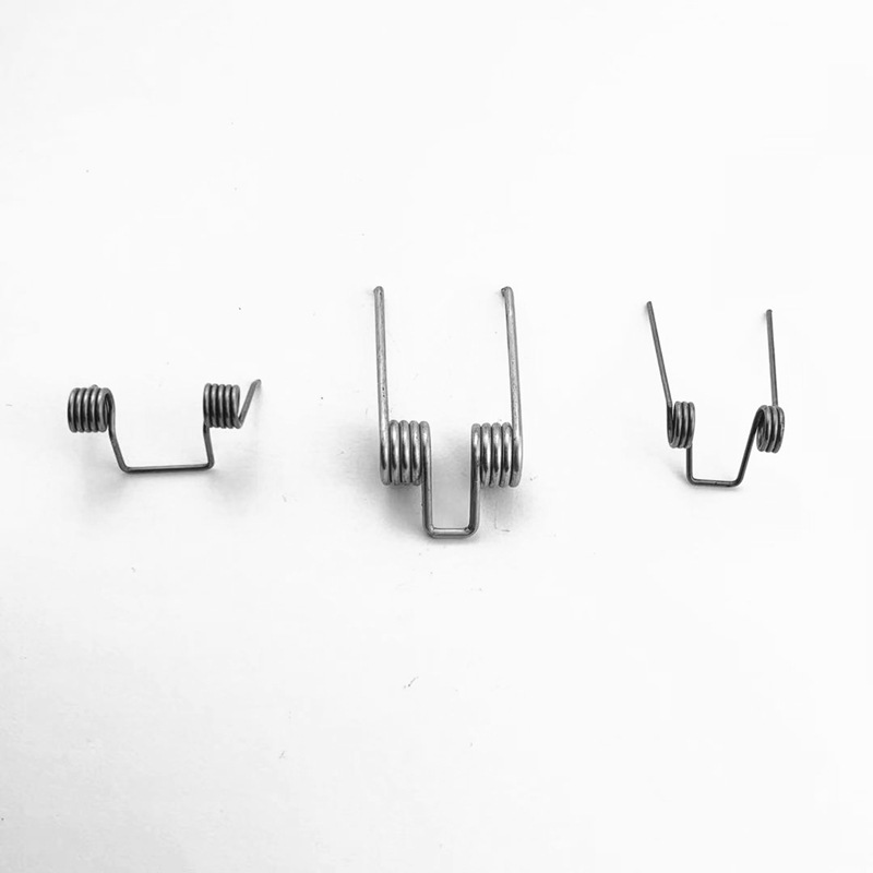 Stainless steel torsion spring toy clip equipment, double torsion spring bicycle, piano steel return special-shaped torsion spring undefined