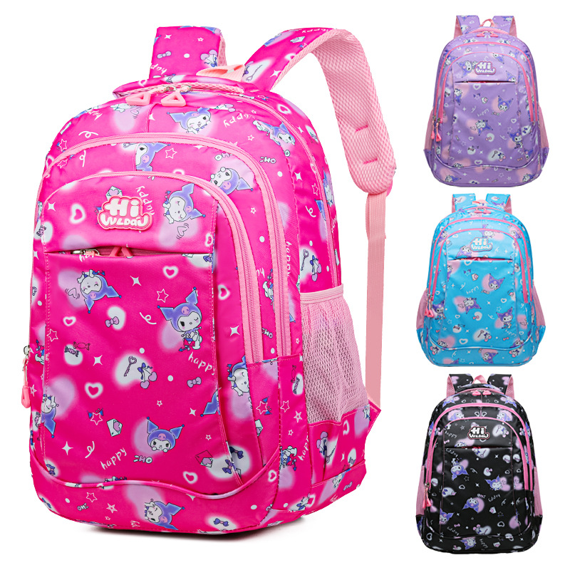 Cross-border backpacks: Fashionable bags for junior high school, senior high school, primary school students, children, boys and girls, cute printed large-capacity backpacks full figure