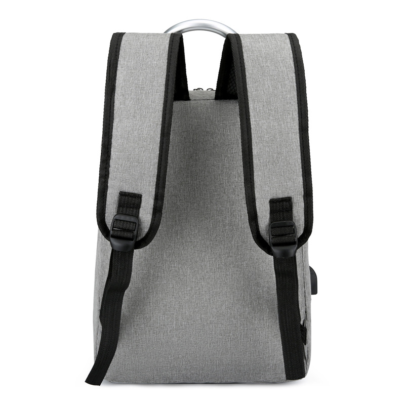 Simple backpack, men's fashionable notebook, USB computer bag, large-capacity backpack, business and casual three-piece set custom-made Application Scenario