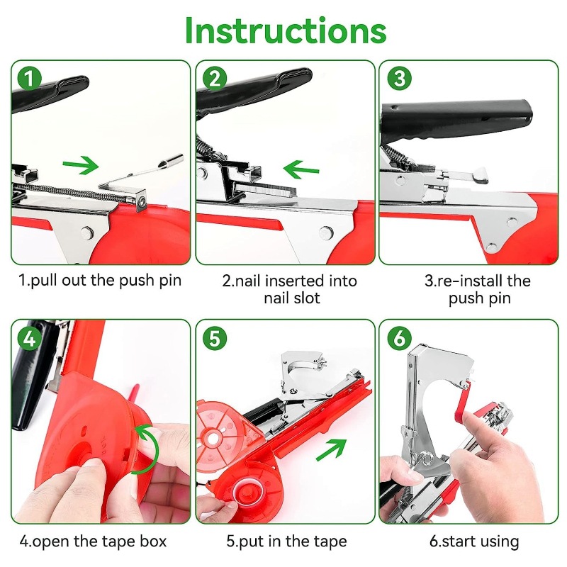 Wholesale plant binding machines, grape, tomato, cucumber and vine binding machines, tape machines in stock, agricultural tools details Picture