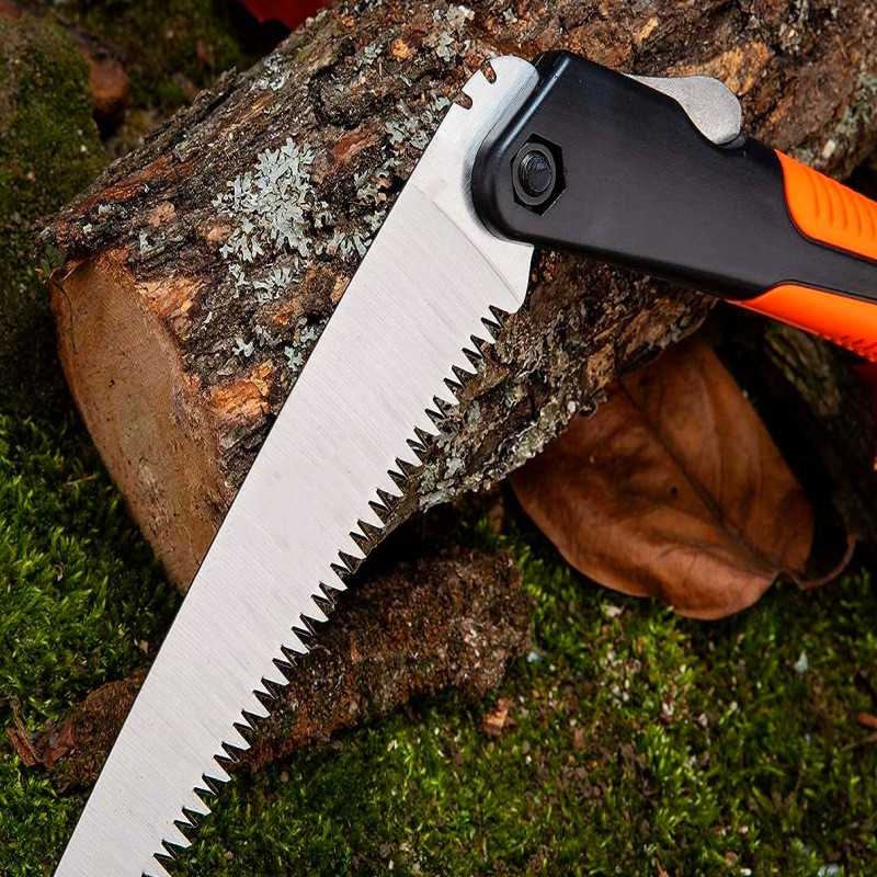 Cross-border sk5 folding saw, garden saw, woodworking saw, pruning saw, fruit tree saw, branch saw, waist saw, camping and garden tools Specification drawing