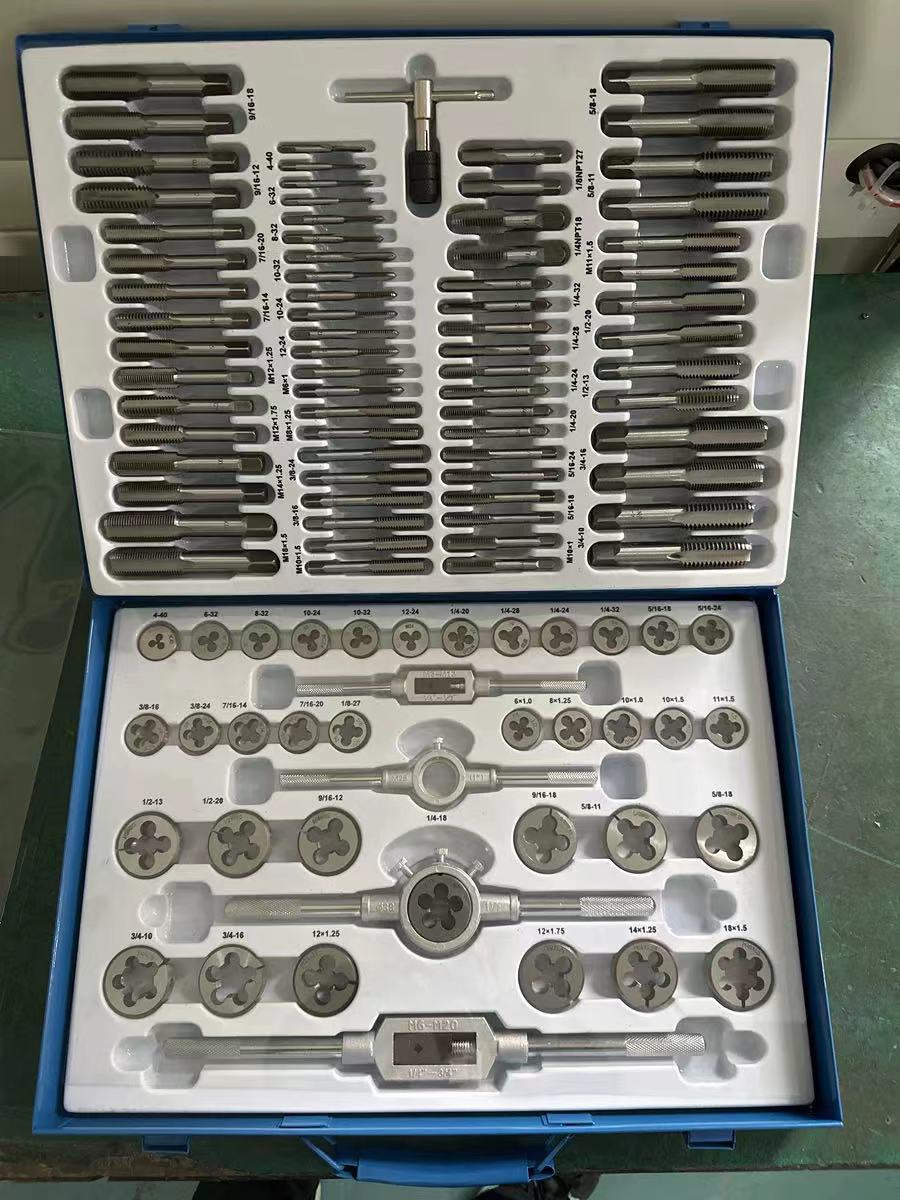 Tap, die, hardware tools, hand taps, wrenches, round die, winch holders, metric and imperial taps, thread sets undefined