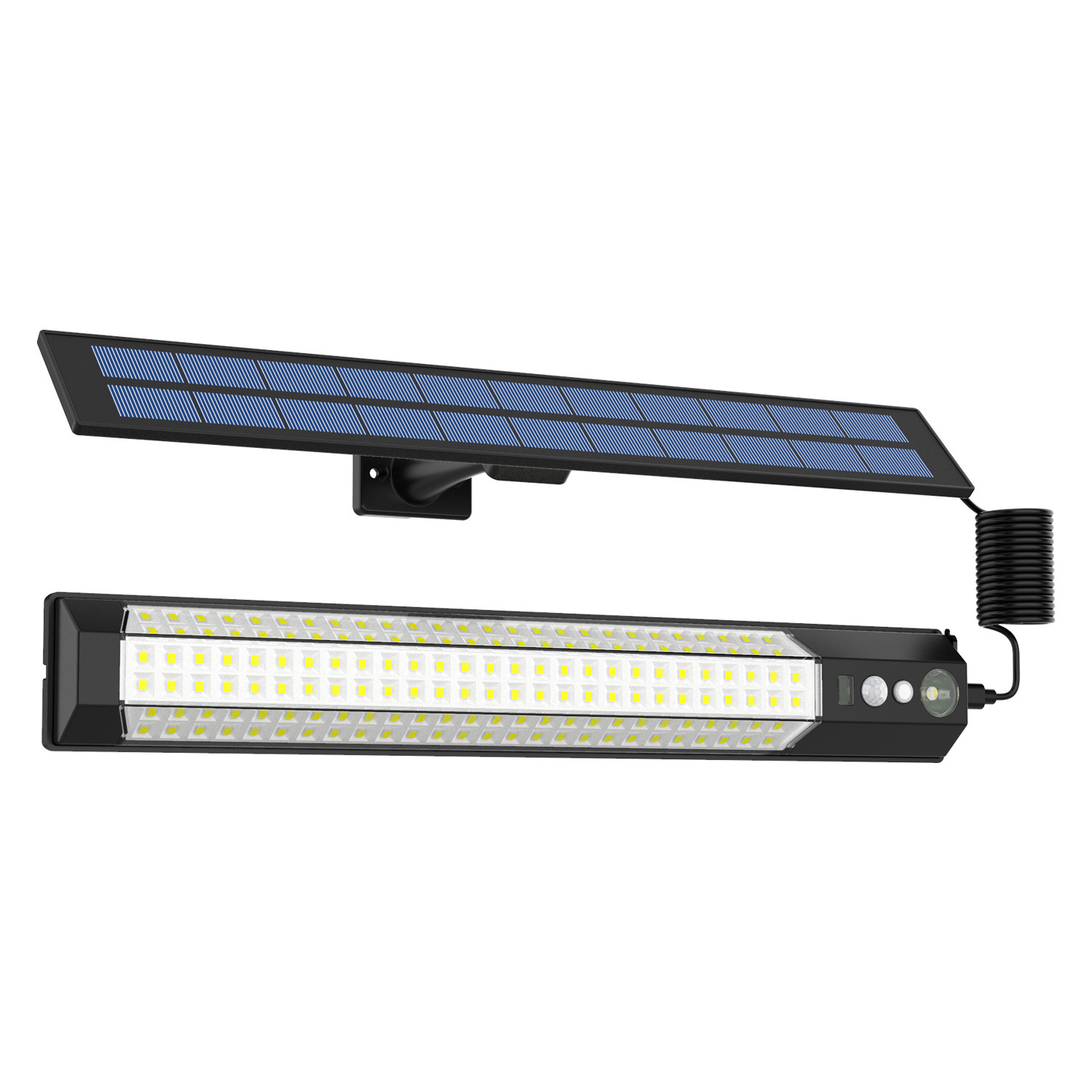 Cross-border new solar wall lamps, courtyard landscape high-brightness wall lamps, outdoor camping lighting chandeliers, remote-controlled street lamps Item Picture