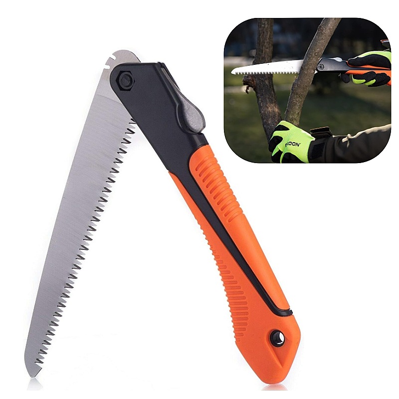 Cross-border sk5 folding saw, garden saw, woodworking saw, pruning saw, fruit tree saw, branch saw, waist saw, camping and garden tools full figure