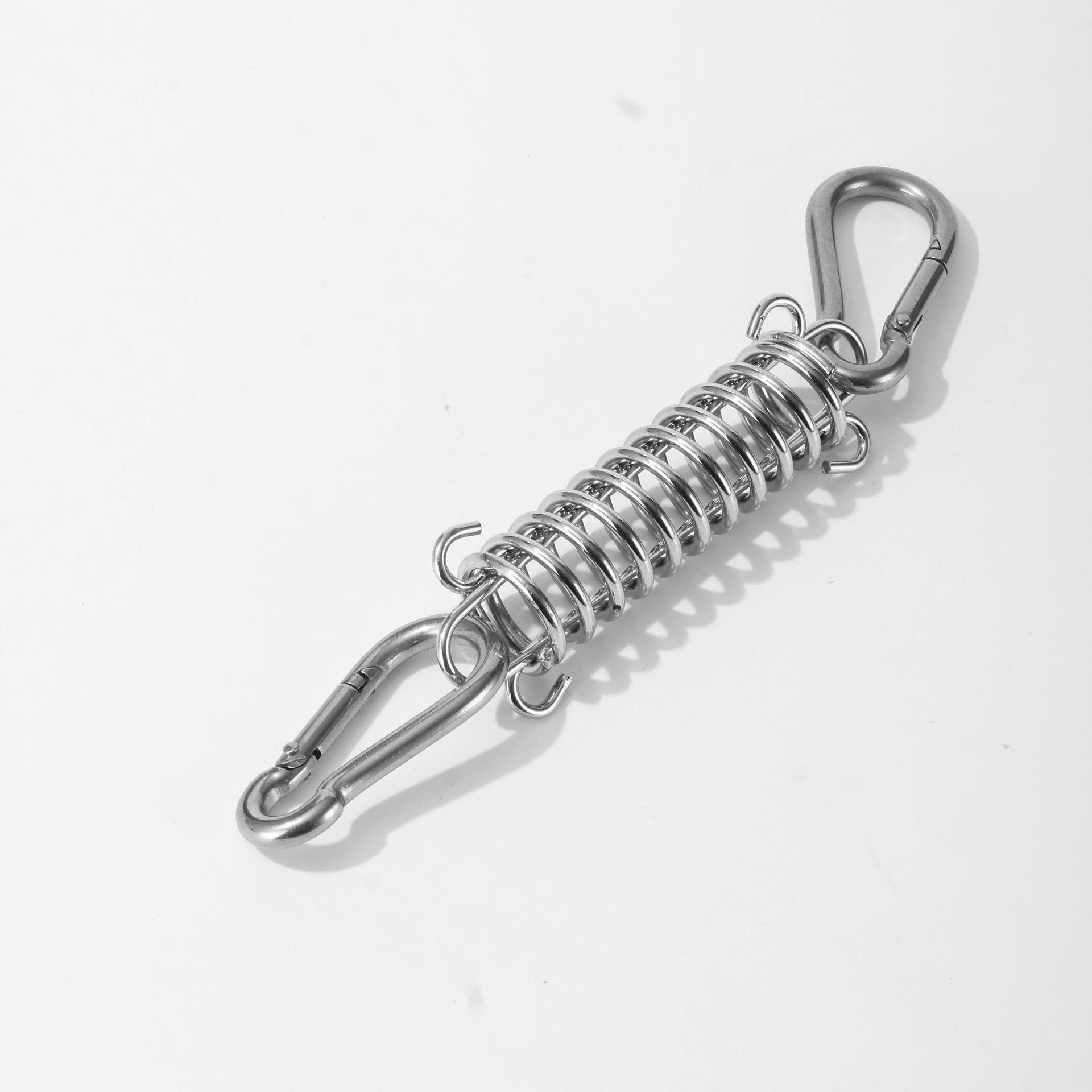 Cross-border stretched dog chain spring traction rope spring explosion-proof buffer tension spring shock-absorbing tent spring cover fabric compression spring details Picture