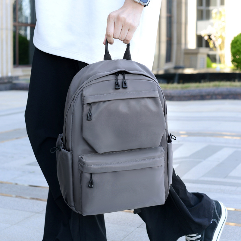 New men's business backpack, backpack, student travel and leisure, large-capacity computer bag, trendy college student schoolbag Specification drawing