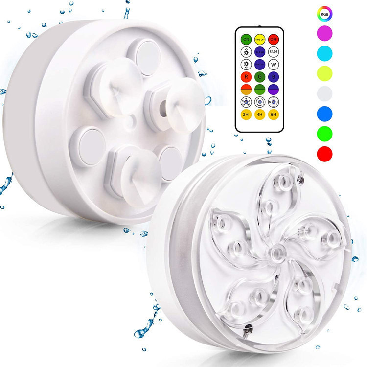 Wholesale Bauhinia flower diving lights, LED running horse remote control large knob lights, 11 lights, aquarium fish tank swimming pool diving lights Application Scenario