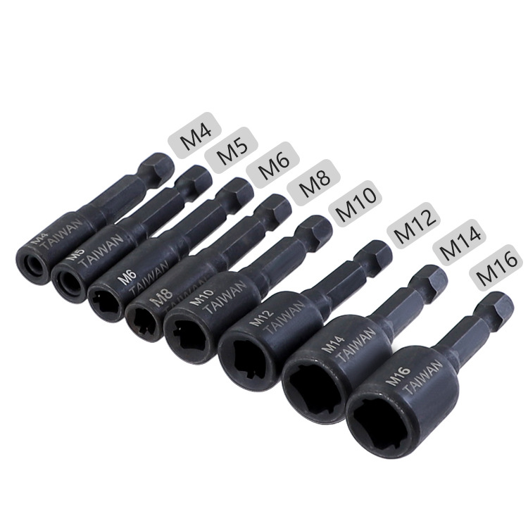 Machine tap socket chuck wrench 1/4 hexagonal handle internal thread return thread tapping socket alloy steel air wrench socket Application Scenario