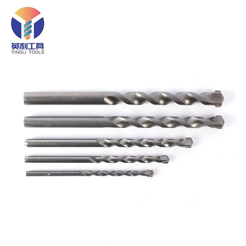 Hand-held electric drill with high hard alloy blade, powerful construction drill for concrete, red bricks, cement walls and metal drill bits details Picture