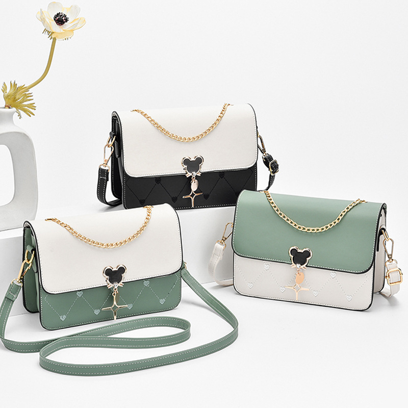Summer small bag for Women 2022 New Trendy and fashionable chain hand-carry bag for girls, forest-style versatile, popular crossbody small square bag Specification drawing
