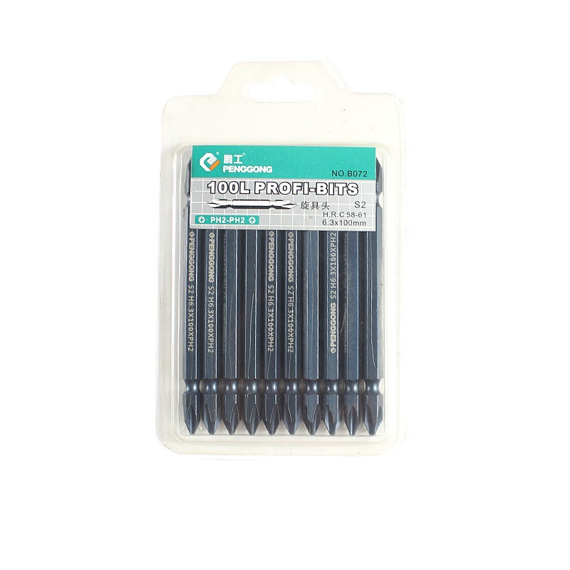 Wholesale Penggong electric crosshead screwdriver S2 65L double-head pneumatic screwdriver bit, screwdriver bit manufacturer for hand drills Application Scenario