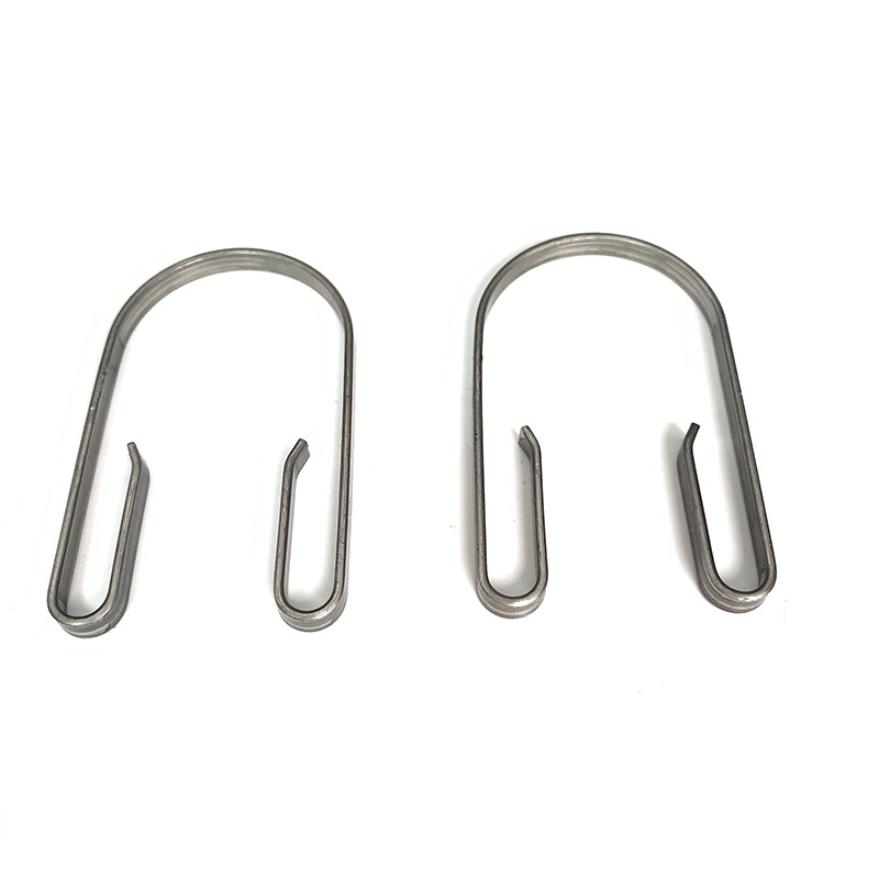 Batch production of 304 stainless steel special-shaped spring return spring, door lock bearing spring, flat wire large torsion spring Specification drawing